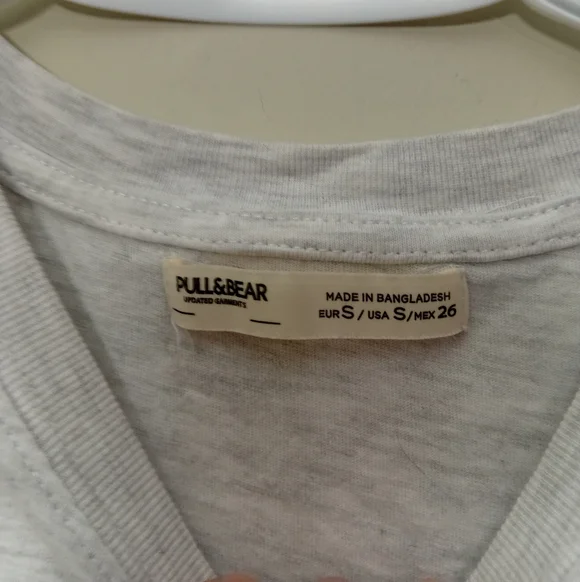 Pull&Bear Classic White Tee - Picture 2 of 4